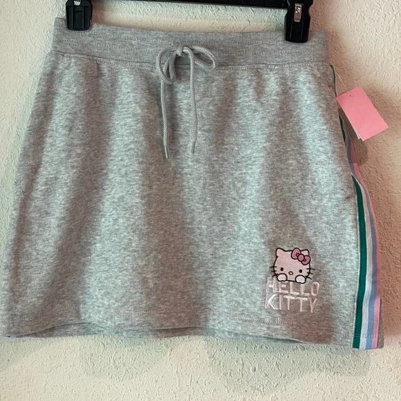 Hello Kitty Light Gray Mini Skirt - Picture 2 of 4